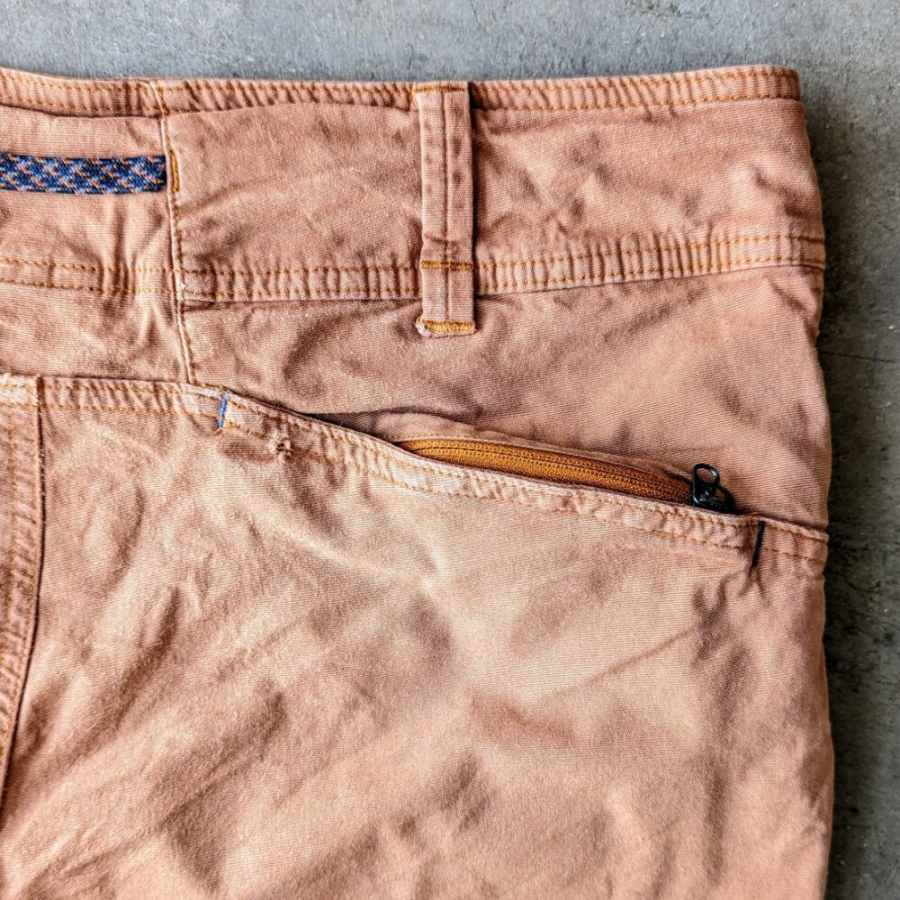 The North Face Men's Rust Brown Dome Rock Climbing Shorts 12" inseam 38 waist - Picture 10 of 11